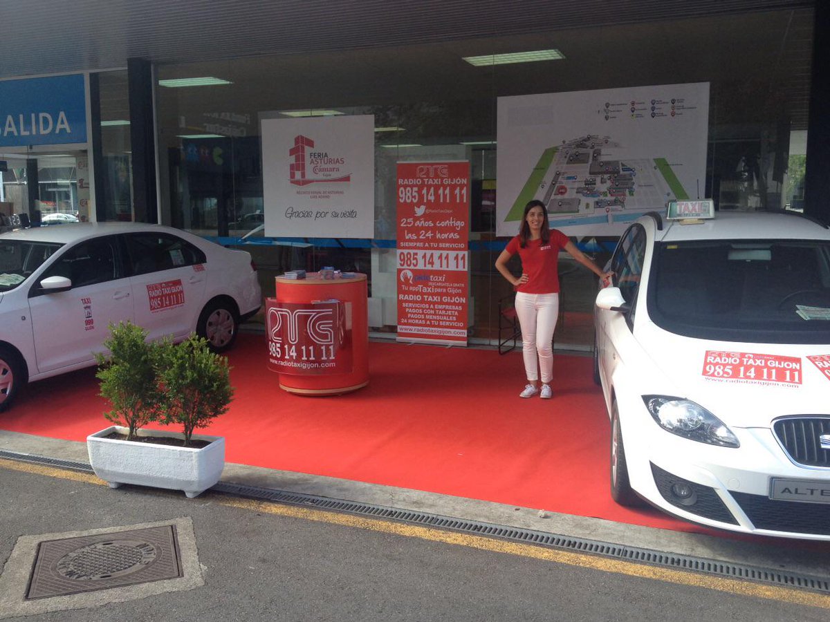 Radiotaxigijon's tweet photo. Ya estamos con vosotros a vuestra disposición en la FERIA DE MUESTRAS de #Gijón @Radiotaxigijon @Feriasturias http://t.co/XApoCPGIxg