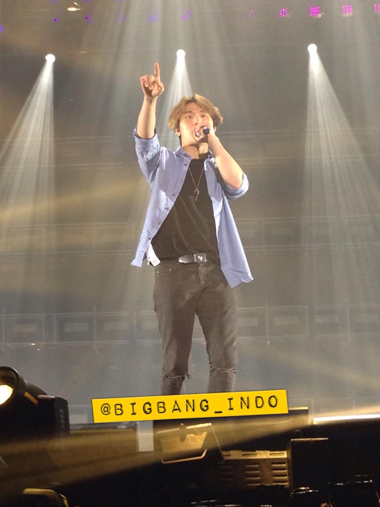bigbang_indo's tweet photo. [PHOTO] 150801 DAESUNG @ #MADETOURINA Sound Check Party http://t.co/Zrcz38mE77