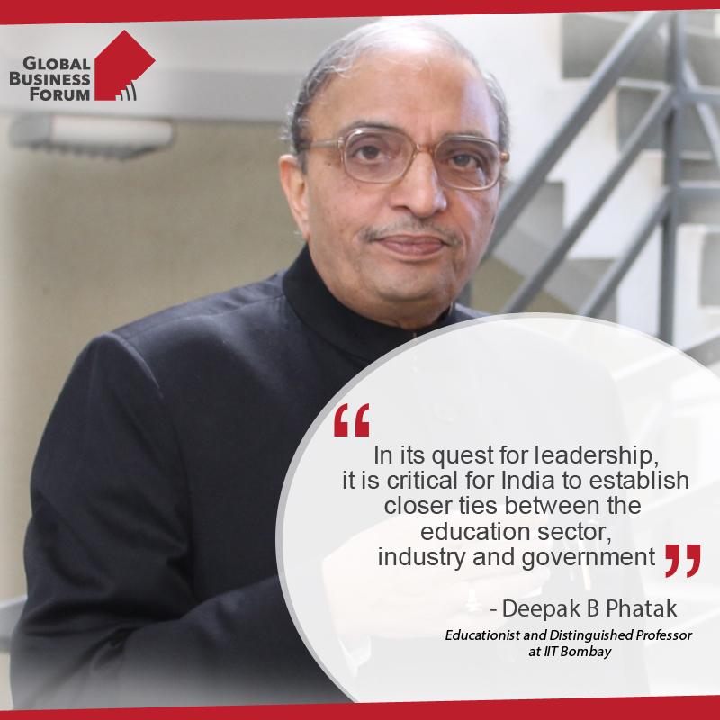 GBF2015India's tweet image. Professor DB Phatak stresses about the importance of #CollaborativeDevelopment in India #IITBombay
