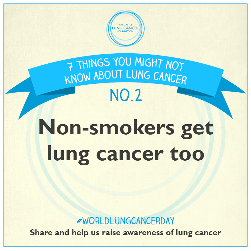 You don’t have to smoke to get lung cancer. #worldlungcancerday