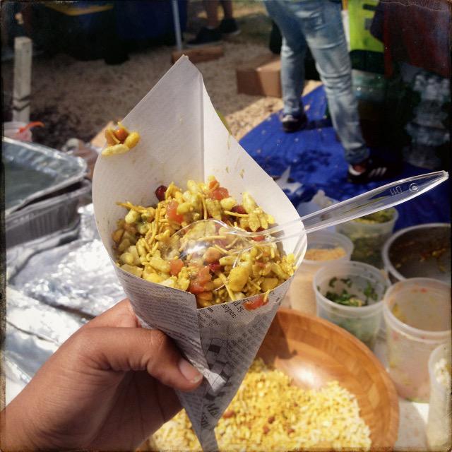 NYCBittersweet's tweet photo. @Smorgasburg Qns is where we'll be. Hope you will too. #bhelpuri #samosa #paprichaat #katiroll #gingermintlemonade http://t.co/YUV6iVVX9a