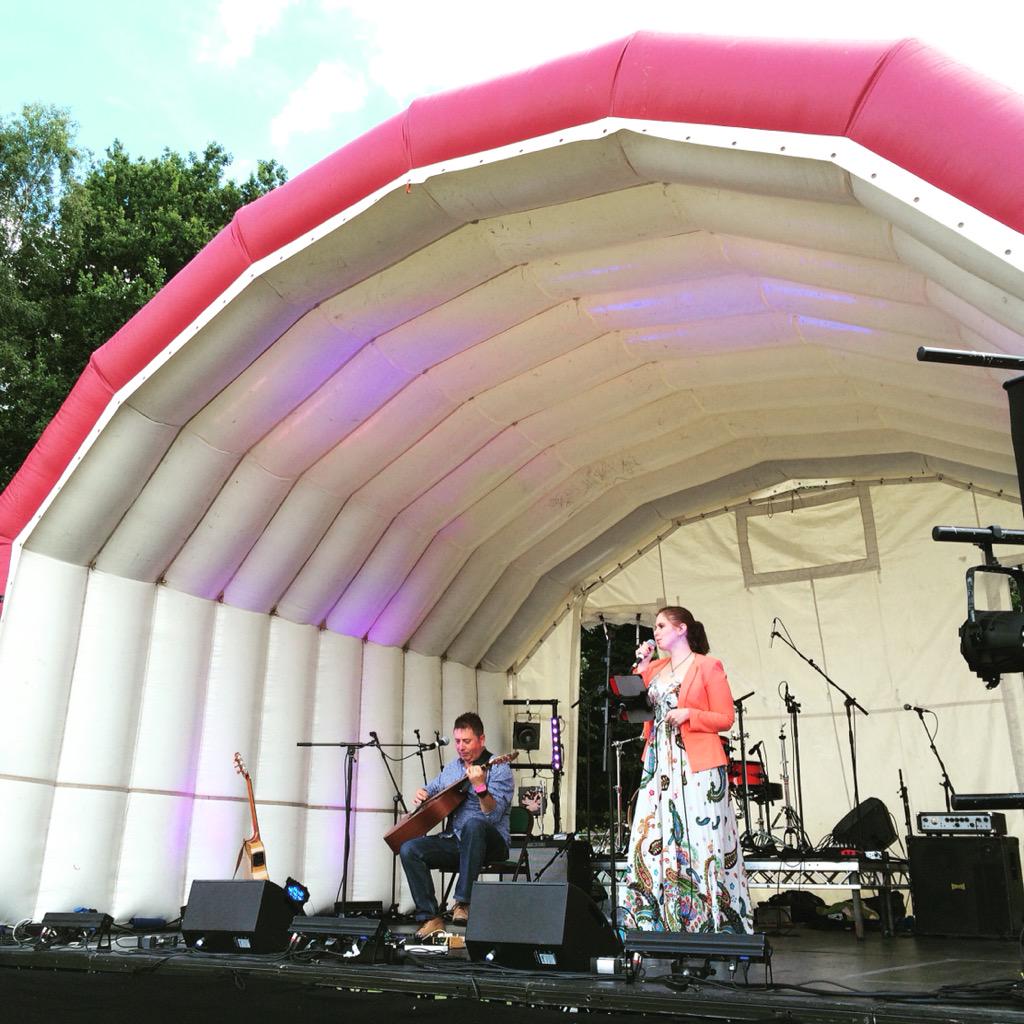 We're 20 minutes in and #SHPParty is heating up! Sunday's Child kick things off at the main stage! #bracknell