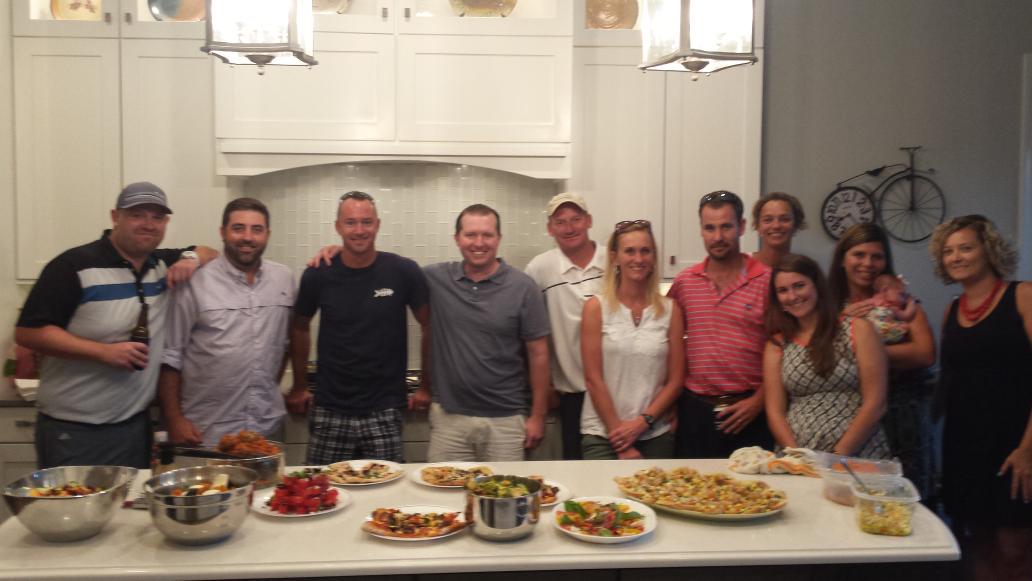 TanglewoodPizza's tweet photo. Awesome first co. get together. Thanks Chef Donny for the awesome grub. @mshileman @DonnyDsmith @wallen_steven http://t.co/HcQbfViR5c