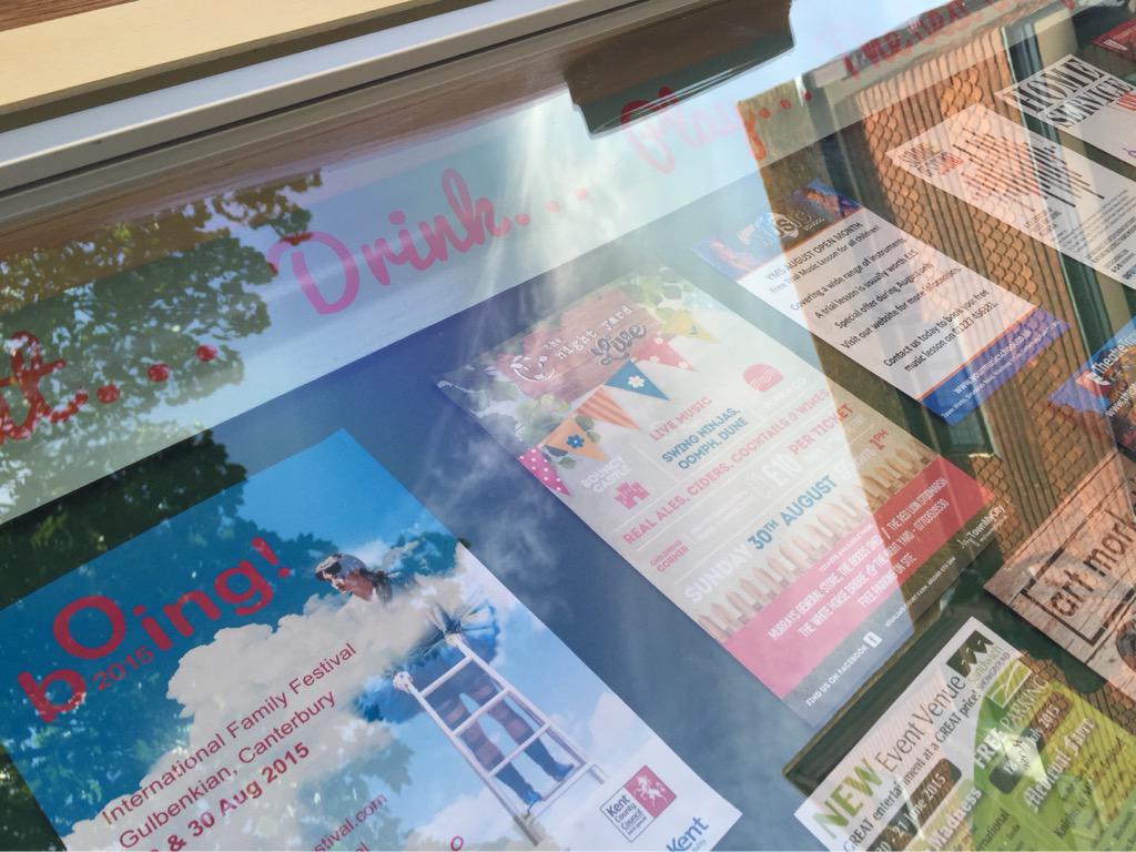 TheNightyard's tweet photo. Great reveal @WhatsOnLife @think_agency @my_Canterbury #summer #showoff #music #train http://t.co/UKzpQ28rfi