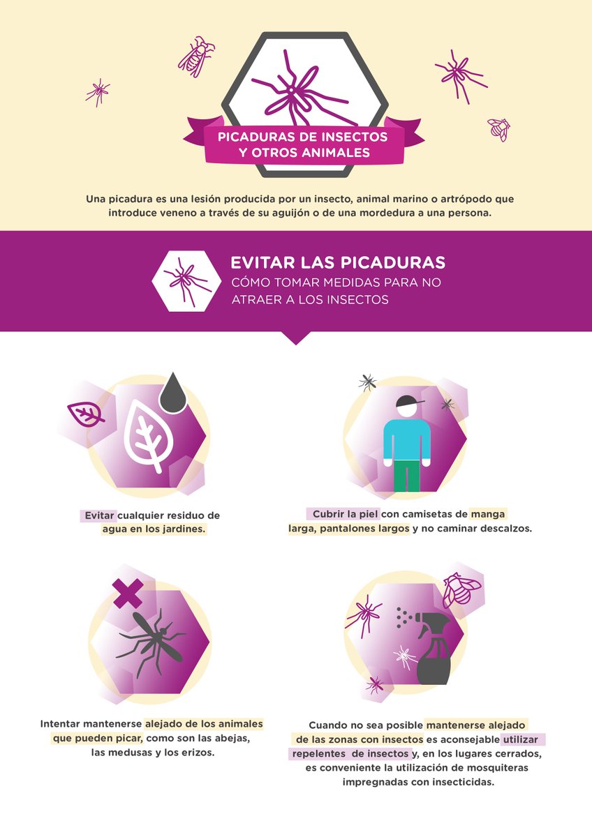 ¿Qué hacer para evitar las #picaduras de #insectos? ow.ly/Qk2pp #consejosdesalud #somostufarmacia #cuidate