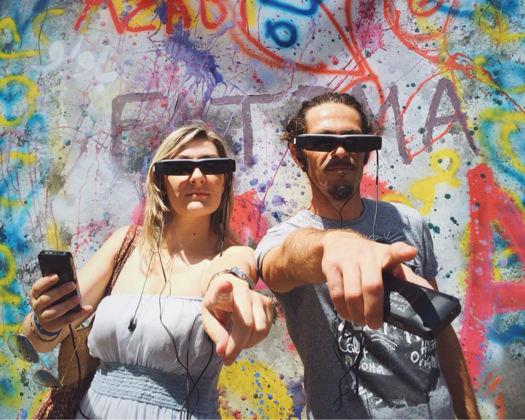 HerSidekick's tweet photo. Seeing Viterbo through @EpsonItalia Moverio Glasses and the augmented reality app #MoveGlass. #incredibleTuscia http://t.co/vgWcNZxS2T