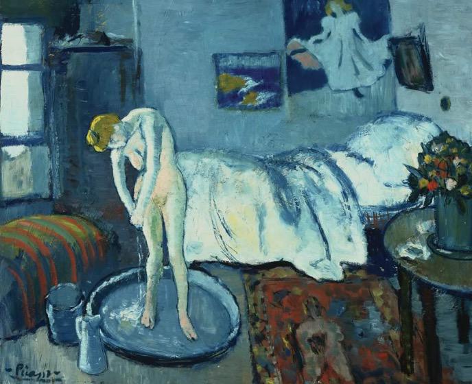 tsuamikk's tweet photo. Siate spudorati in amore.Lascia andare la vergogna e sostituiscila con la celebrazione
#DonneInArte Picasso Blue room http://t.co/u7sZK78Rkw