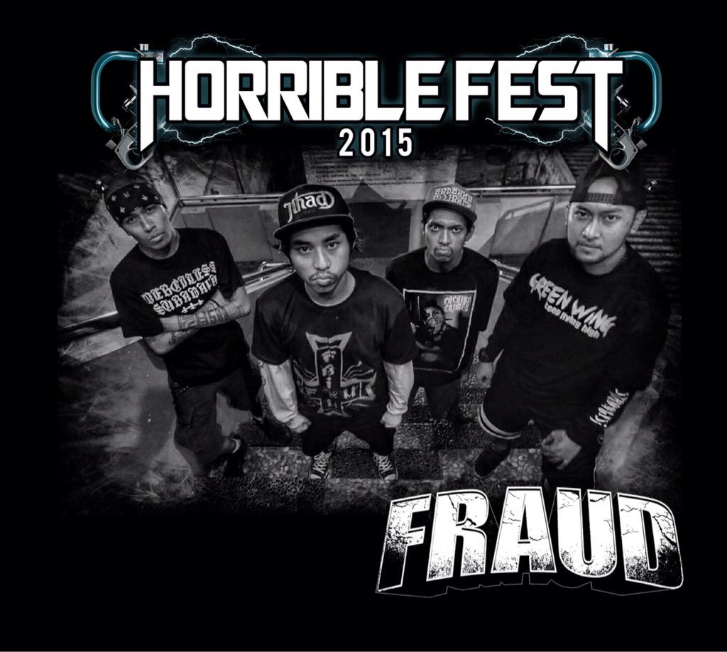 Officialy confirmed @fraudbeatdown turut meramaikan panggung #HorribleFest2015