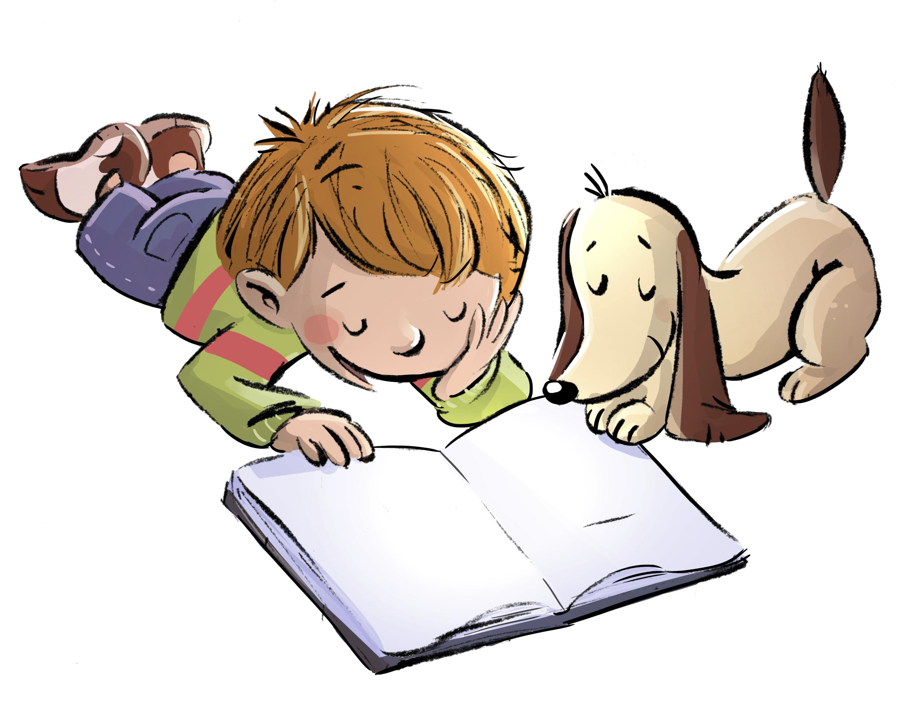 Животные с книжкой для детей