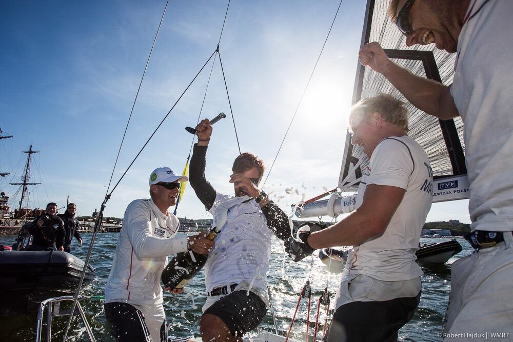 SopotMatchRace's tweet image. Nicolai Sehested &amp;amp; Team TREFOR win 2015 Energa Sopot Match Race! #esmr15 #energasailing