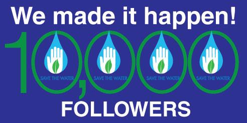 SaveTheWater's tweet photo. 10,000 FOLLOWERS!!!!! Thank you so much!!!! #WaterFriends #SaveTheWater cc: Khylie @ancamarianyc @shilpa_mohanty http://t.co/SztRmXFNHg
