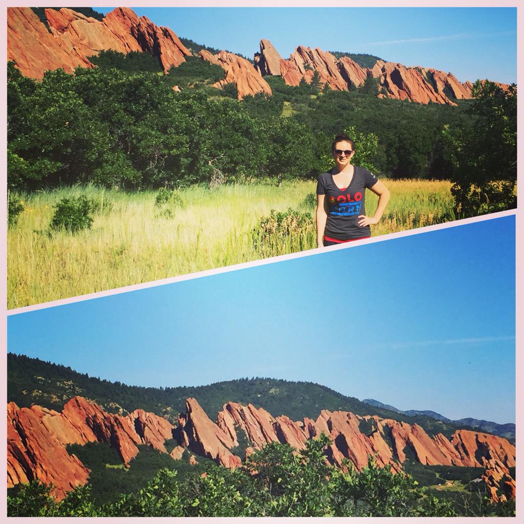 AmyRenee33's tweet photo. No better way to celebrate #ColoradoDay than by hiking! #ColoBorn #Est1876 http://t.co/Rp8pcSYwbm