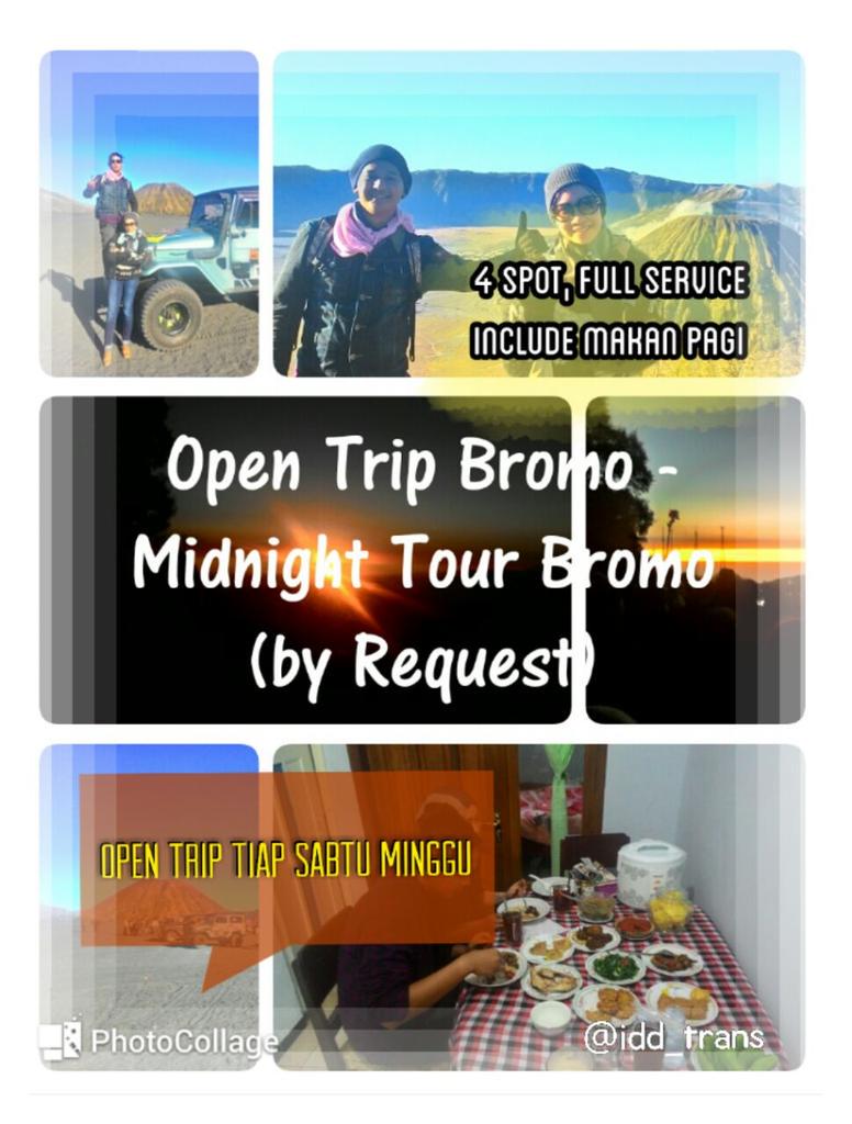 Yuk ikutan Open Trip Bromo Adventure Cuma 300rb/pax hanya di @idd_trans Hub: 082245478067 / 28AE7CC6
