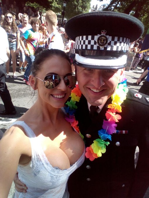 Yes officer iv been a very bad girl lol #pride2015  xx http://t.co/HZJnhhakGW<a href="/tag/pride2015"class="tags">#pride2015</a>