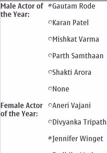 S_JenamDeewani's tweet photo. Vote Vote For @jenwinget and @gautam_rode & #Mahakumbh http://t.co/SZqXzL3QUH #AVA2015 http://t.co/NSdqcO1sfy