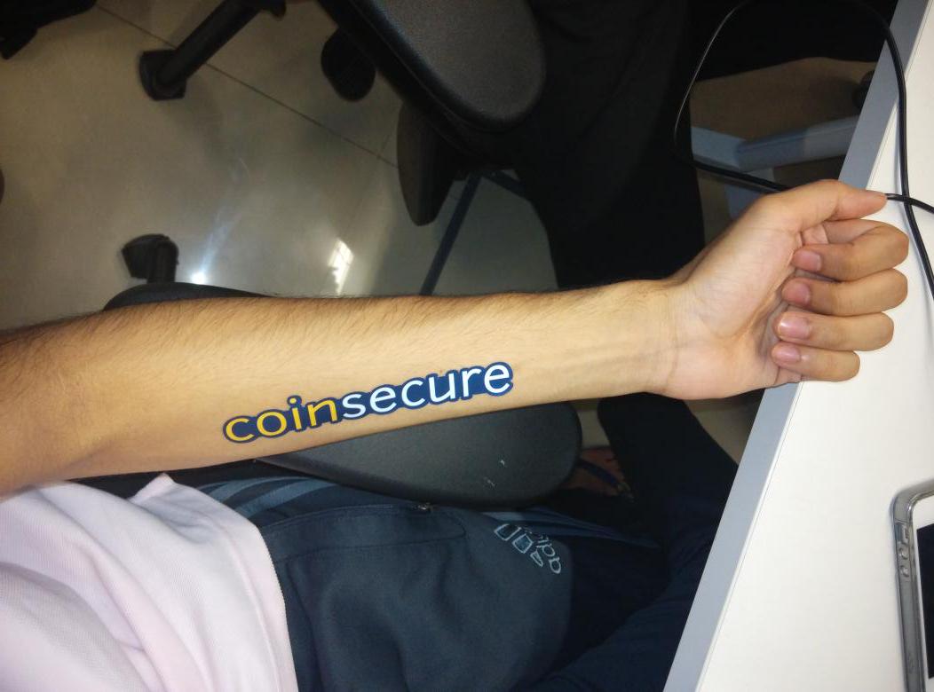 Coinsecure's tweet photo. Coinsecure Tattoo!!! π Actually kickass Stickers printed via @theinkmonk @isaacjohnwesley ;)
http://t.co/M8DJIFn5VW #Hackcoin #Bitcoin