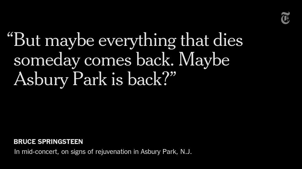 nytimes's tweet photo. Quotation of the Day, from @springsteen: http://t.co/jM76xohbVq http://t.co/b1o969xlvp