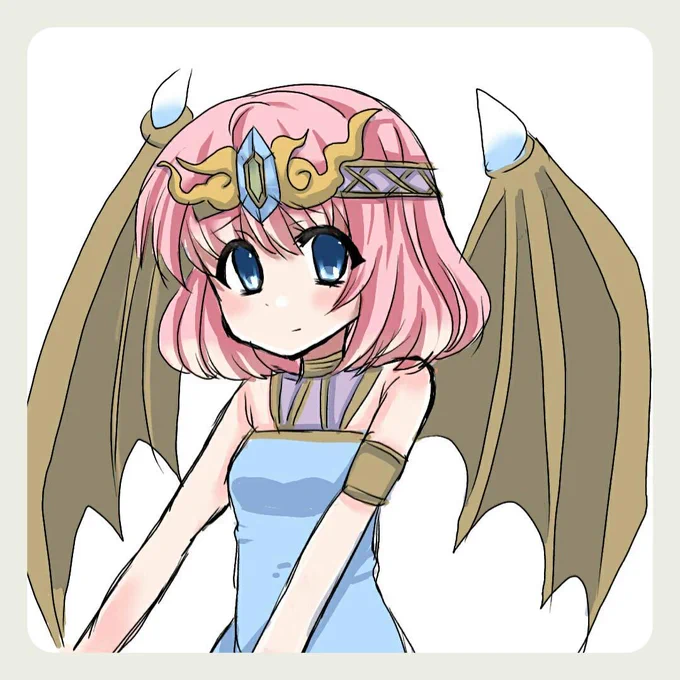 キリンちゃんヾ(@゜▽゜@)ノ使い道少ないしクエストもあまりこないけど集めてます。   #モンスト深夜のお絵かき60分一本勝負