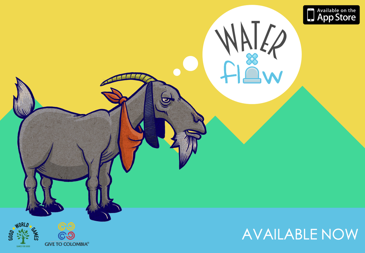 goodworldgames's tweet photo. We are proud to announce the release of our latest game #WaterFlow http://t.co/tED4PivooE #PlayForGood http://t.co/ogjgtsKkSQ