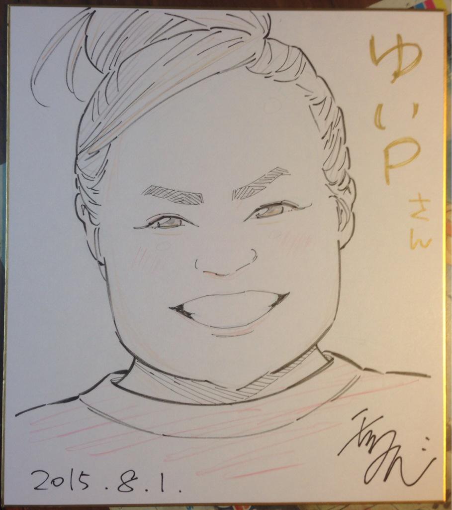 そして今日は撮影見学におじゃましてきました!ドラマの現場とか何か差し入れとかいるんじゃないか?と悩んだ末、
メインキャストであるゆいPさん、矢本悠馬さん、成田凌さん、逢沢りなさんの似顔絵を描いて持って行きました。 