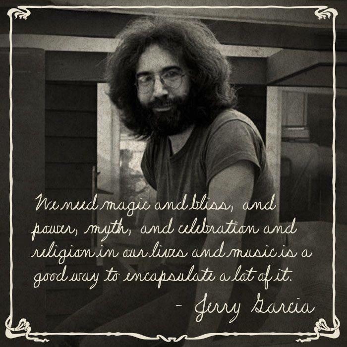 Happy birthday to the one and only Jerry Garcia- your friends miss you  