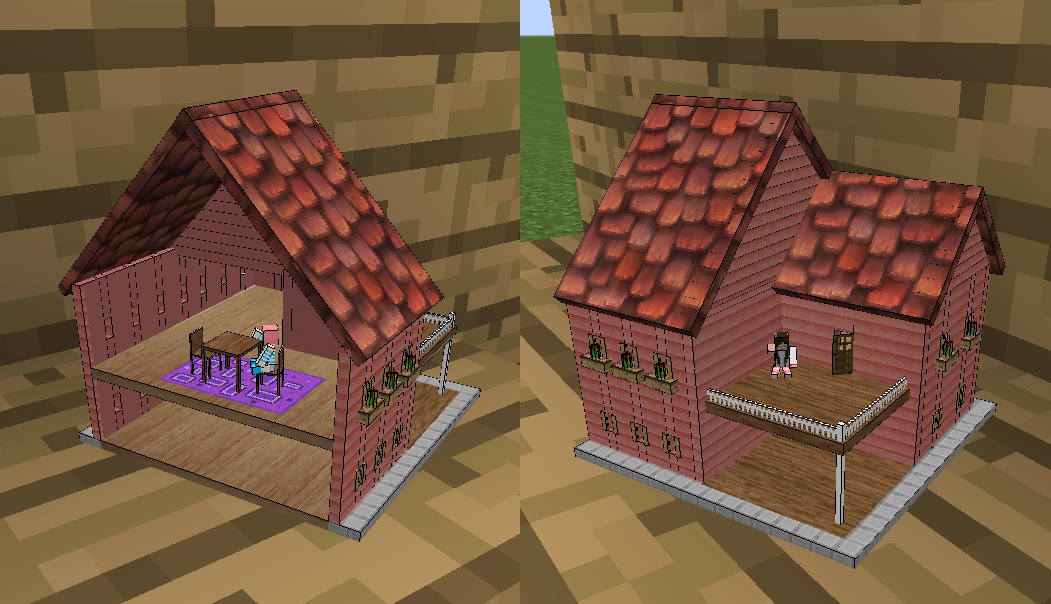 RazzleberryFox's tweet photo. Dollhouse for #DecocraftMod courtesy of @shane2482 textures by me :P http://t.co/o3fpEIREwM
