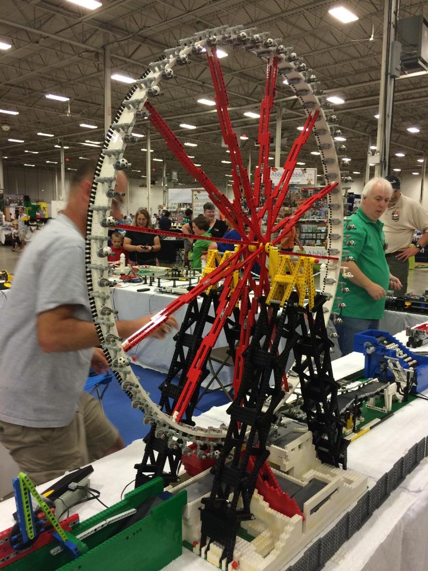U know #brickfair has begun when the ball contraption starts rolling!