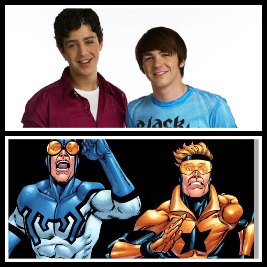 Drake and Josh for booster gold and blue beetle 😂😂