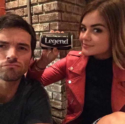 PLLonMax's tweet photo. It’s true! #Ezria is legendary! #PLL (via @lucyhale) http://t.co/S8skvyXJnJ