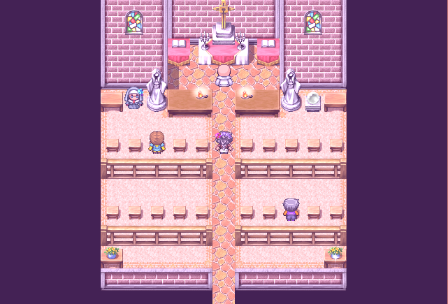 Soaring_Dreams's tweet photo. #indiedev #rpgmaker #saturdayScreenshot #Rossidia
Quema Village Chapel http://t.co/kVG3Cpo9WF