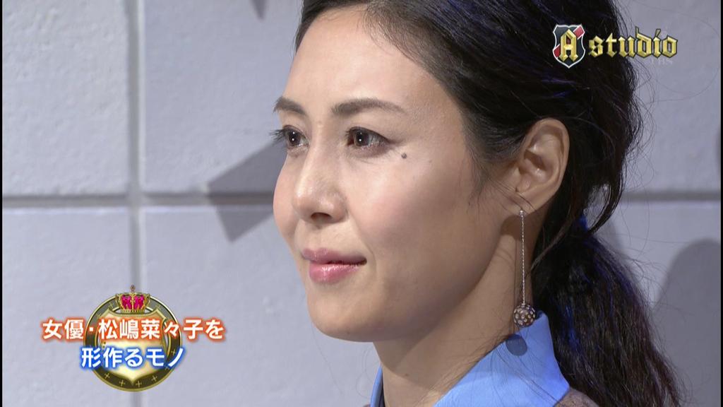 A－studioで見る松嶋菜々子。この土日はよく見かけそうだね・・・