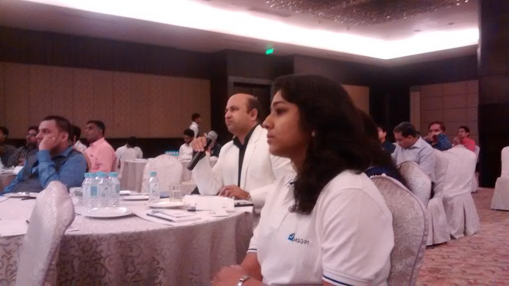 msg91's tweet photo. Mr. Shafi Patel raises the query. Insights with @narendraksaini #IoT #IoTIndore #MSG91 http://t.co/jOXBSqQEhL