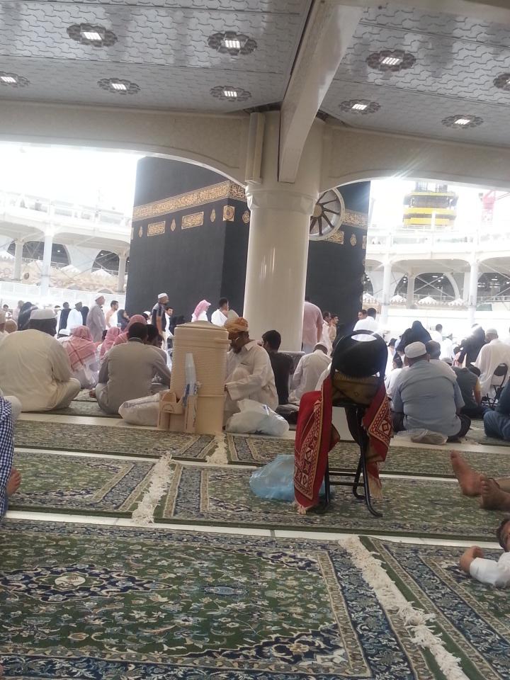 كم ترتاح له النفس هالمكان مباشر من ارض الحرم