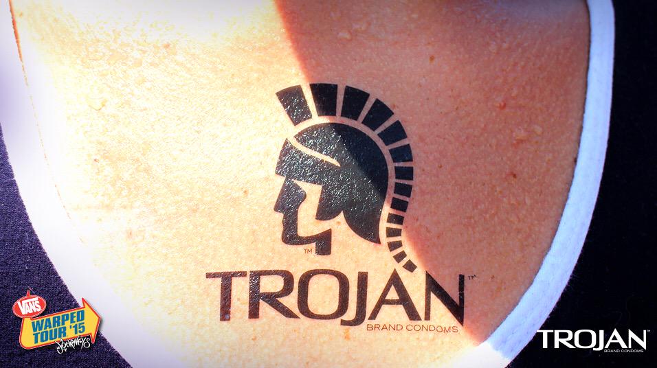 TrojanCondoms's tweet photo. We're rocking out @VansWarpedTour! Come by for a chance to win cool stuff and feel like a stud. #StudsRock http://t.co/LGB3zrlR0V