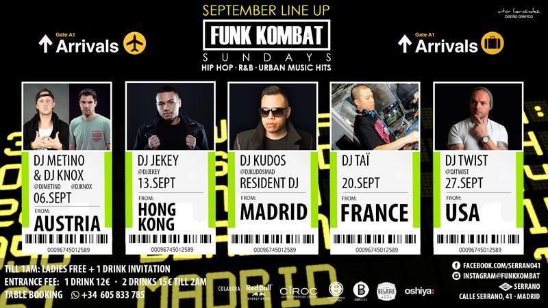 Boramadrid's tweet photo. Enjoy your hollydays! In september we'll be ready #funkkombat @DJKUDOSMAD @DJMETINO @Djjekey @djTWIST http://t.co/ZrPyWQSQPg