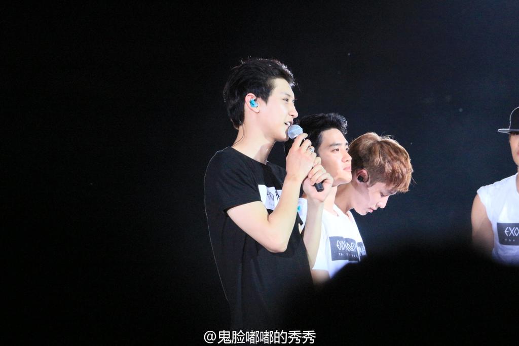 ChanSoo_TH's tweet photo. [Preview] 150801 Chengdu Con #chansoo cr.鬼脸嘟嘟的秀秀 ออร่าความรักแผ่ซ่าน~ http://t.co/NkFe2bHesL