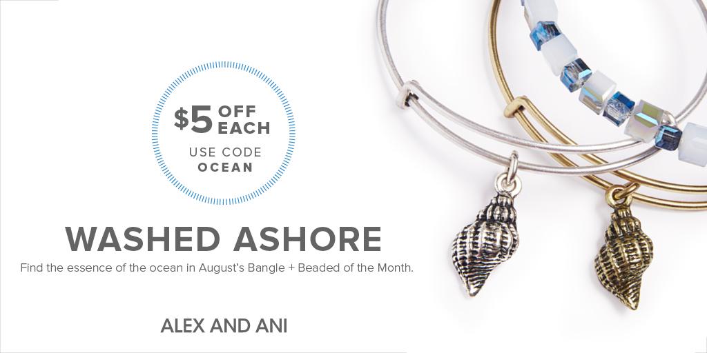 alexandani's tweet photo. Celebrate the final days of summer with these #banglesofthemonth. Save $5 with code OCEAN > http://t.co/ptocupBox2 http://t.co/aPzkZPBA2p