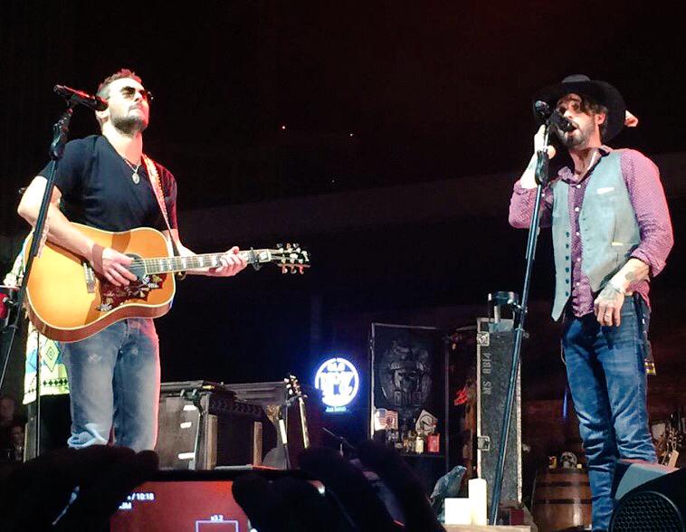RyanBingham's tweet photo. Thanks to @ericchurch for the hospitality!! Check out the video of us singing "The Weight" https://t.co/tziPdWfM8p http://t.co/6KxDYbJBdw