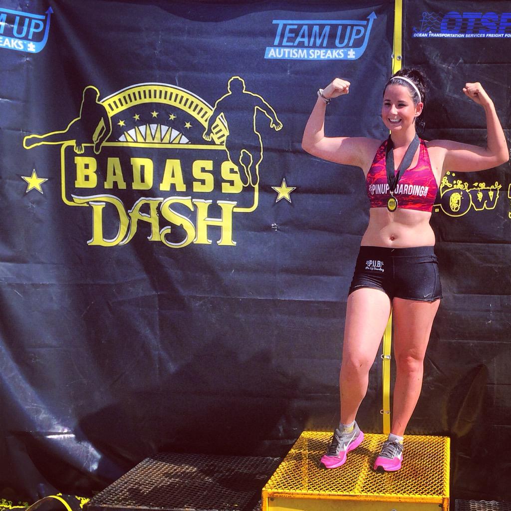 pinupboarding's tweet photo. PinUp Boarding did the BadAss Dash! http://t.co/CyT7tBCumb