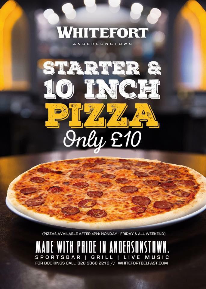 Whitefortinn's tweet image. Our CopperOne Grill is open to 10pm tonight - Have you tried our pizzas yet? #Whitefort #CopperOne