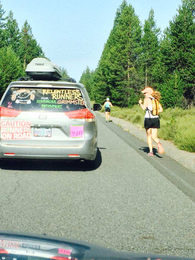 RelntlessRnrCLR's tweet photo. Making our way! On leg 25 out of 36 and feeling great! @OHSUDoernbecher @sasharoiz http://t.co/riFJe6V6mI
