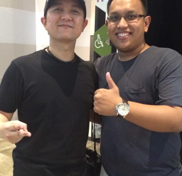 <a href="/kinthefly/">kinthefly</a> thanks mr. Kin utk waktunya.. Suara vocal nya makin keren aja, sukses trus buat TheFly #myidol