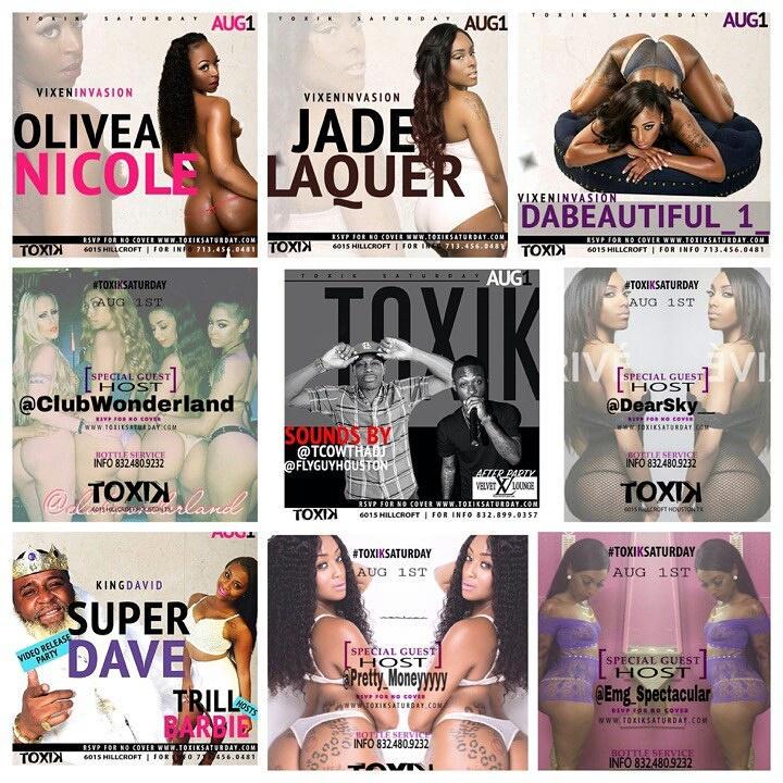 LongLiveeLafoe's tweet photo. #toxiksaturday Txt Name to 832 373 2648. to get on my guestlist Free b4 11pm.  http://t.co/Jg5Dztgo2V