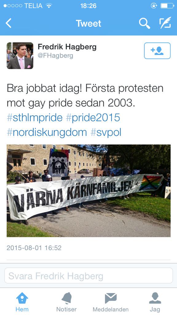 mattiasljungbrg's tweet photo. Hej era jävlar, jag funderar på när ni ska dra åt helvete http://t.co/VEINoFJtH8
