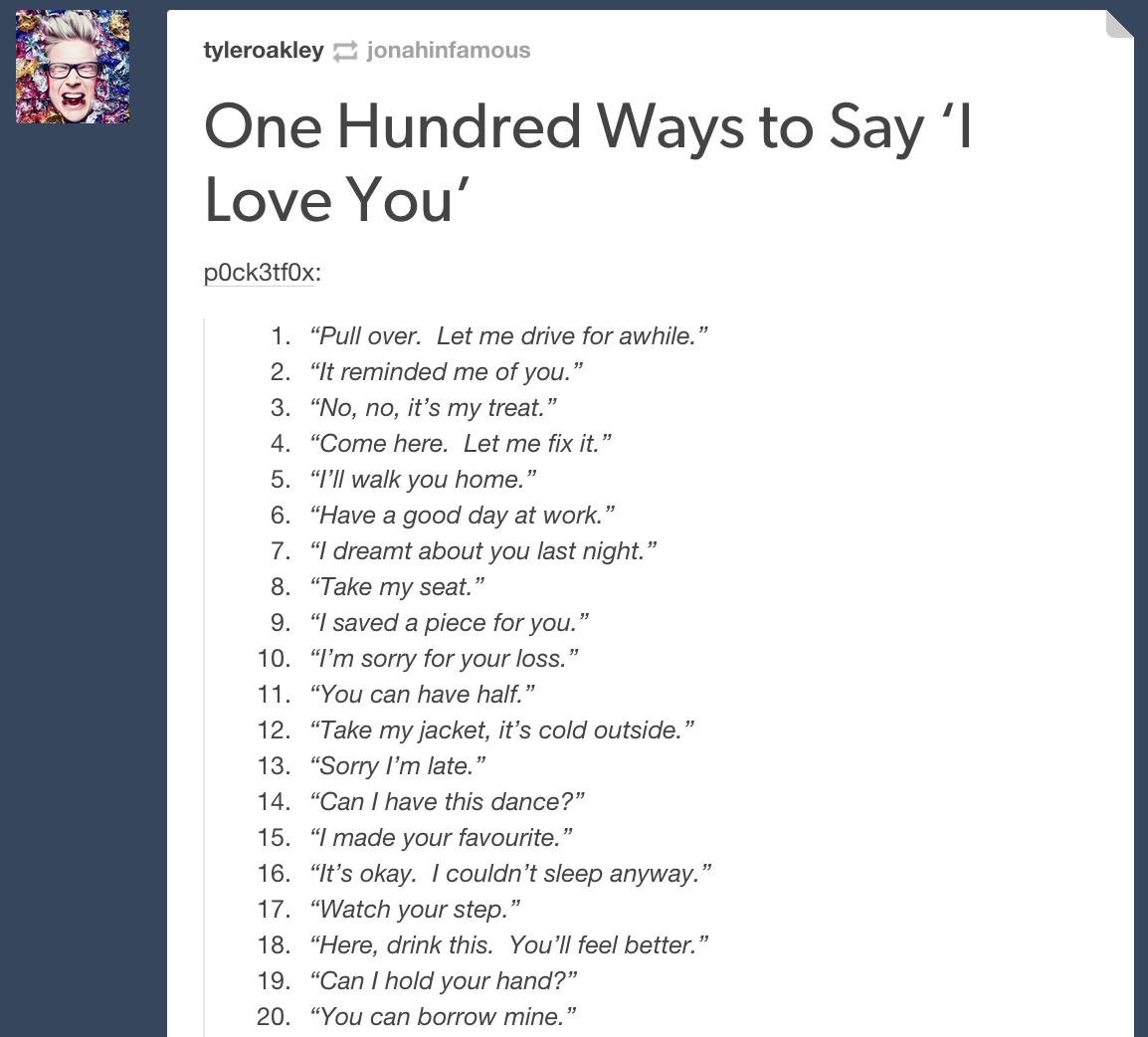 fun way to say i love you fun way to say i love you