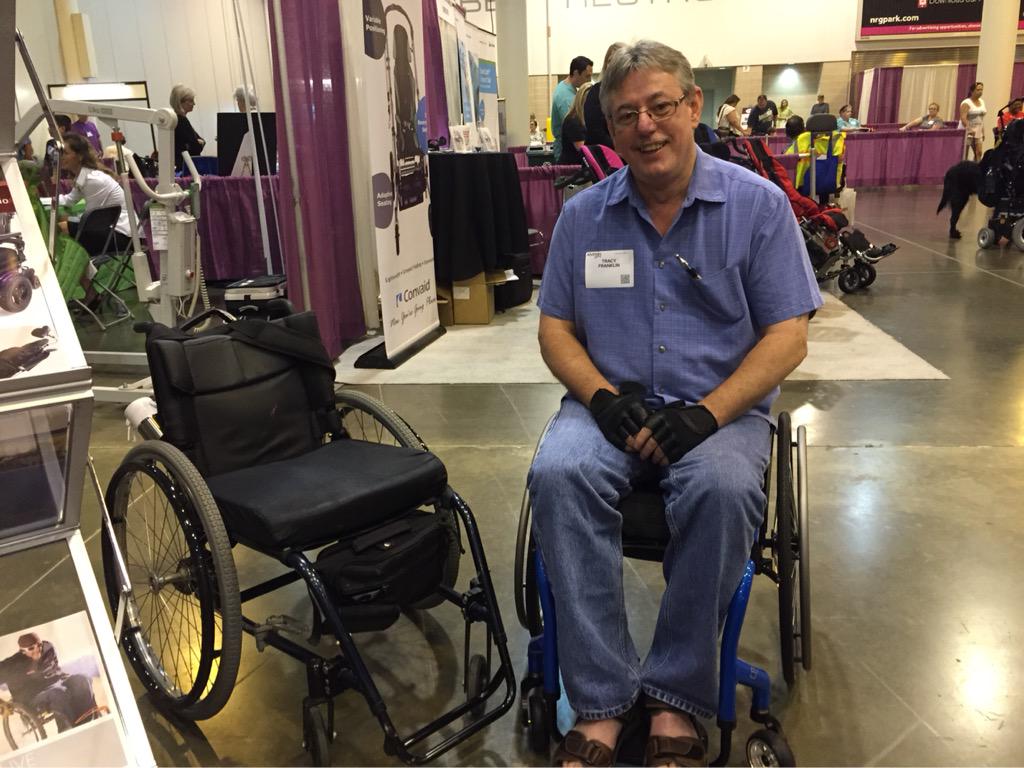 kylinfleisch's tweet photo. Meet Tracey Franklin-still rides his 20 yr old GPV &amp; ready to get a new #Quickie5R #quickiewheelchairs  #allsmiles http://t.co/gYDFw6r9bZ