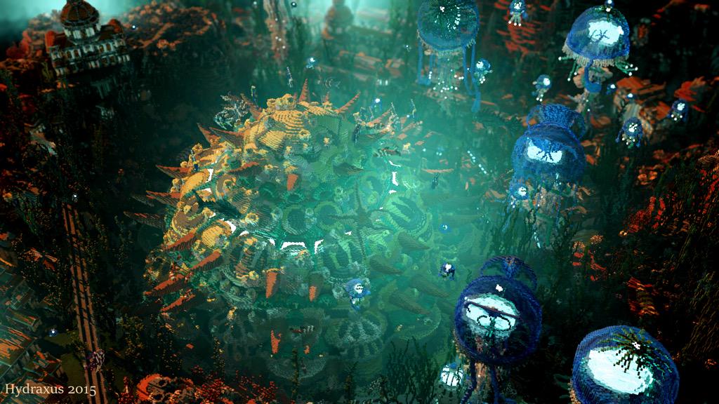Hydraxus's tweet photo. Xephira, 1 month, thousands of hours &amp; 15 builders. Download: http://t.co/XnYa3iAItc Images: http://t.co/cQTN13jadf http://t.co/WATDRZpMps