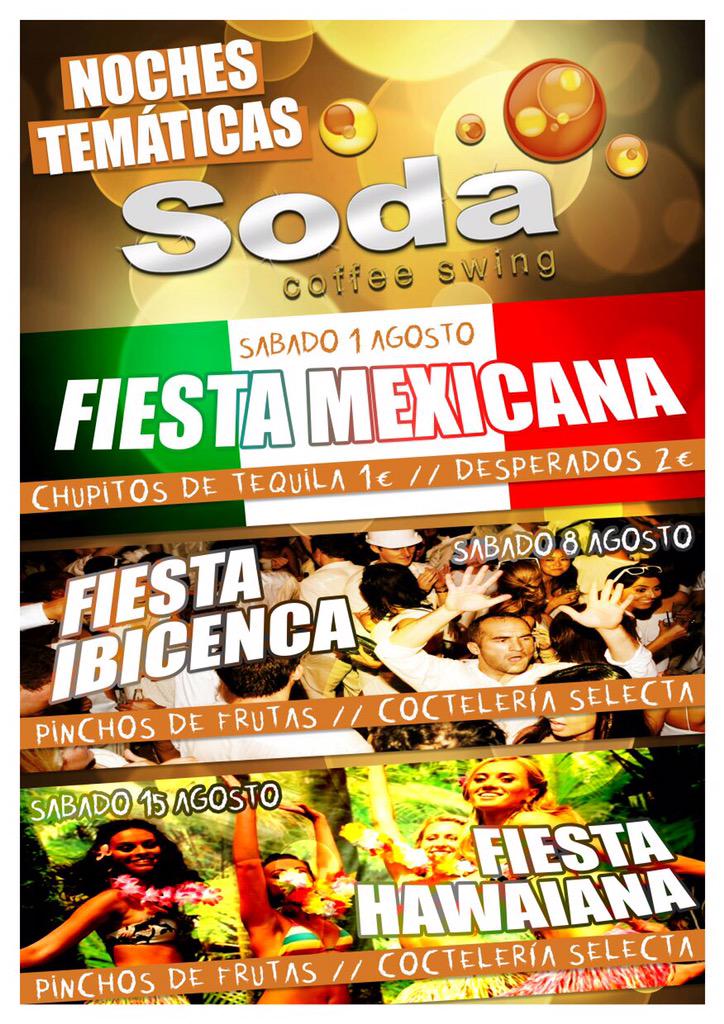 PubSoda9's tweet photo. Esta noche fiesta mexicana !! @lauradoors @Lucia_ayala91 @MargenMon @GomaxxGomez @ManuGroove http://t.co/KNyGP4BYmX