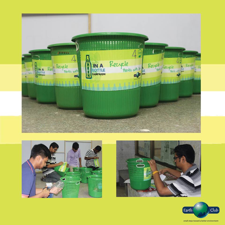 4_matters's tweet photo. The bins getting prepped for the inaugural ceremony tomorrow August 2nd, 2015! #4Matters #nsuec #recyclewithus #Dhaka http://t.co/AFNncRkb9E