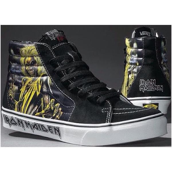 vans sk8 hi iron maiden